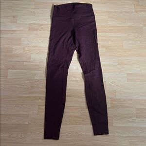 lululemon athletica maroon align leggings